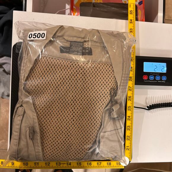 Vintage 80's Banana Republic Safari Travel Fishing VestsTan Men's Size Medium - Picture 8 of 8